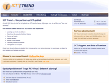 Tablet Screenshot of ict-trend.nl